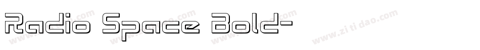 Radio Space Bold字体转换